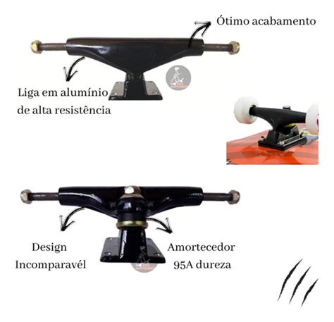 Skate Black Sheep Abec Semi Pro Montado At Kg Completo Frete Gr Tis