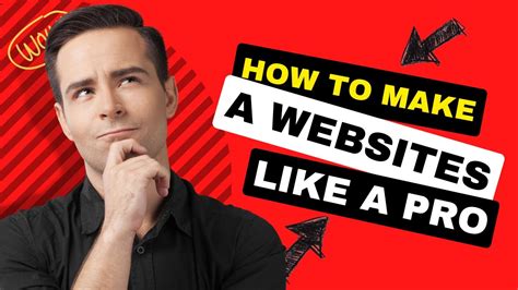 Steps To Build Your Own Website How To Make A Website Youtube