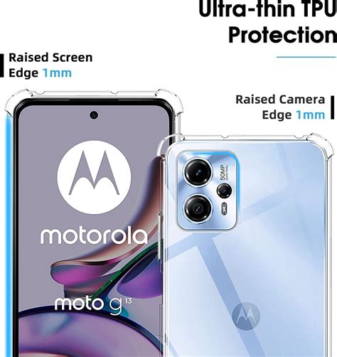 For Moto G735gg13e13 5g Case Clear Silicone Slim Shockproof Gel Phone Cover Ebay