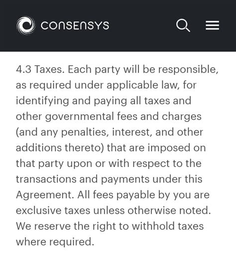 New Consensys Metamask Terms Of Service The Platfor