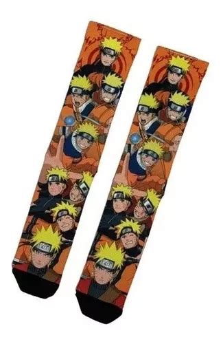 Meia Estampada Naruto Clones Divertida Parcelamento Sem Juros