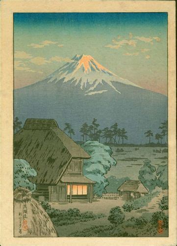 Tsuchiya Koitsu Woodblock Print Twilight In Suzukawa Rare SOLD