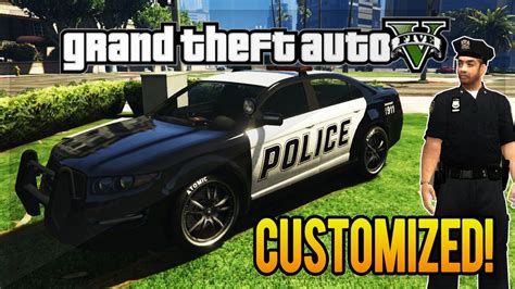 GTA 5 Glitches How To Fully Customize A Police Car Cruiser In GTA