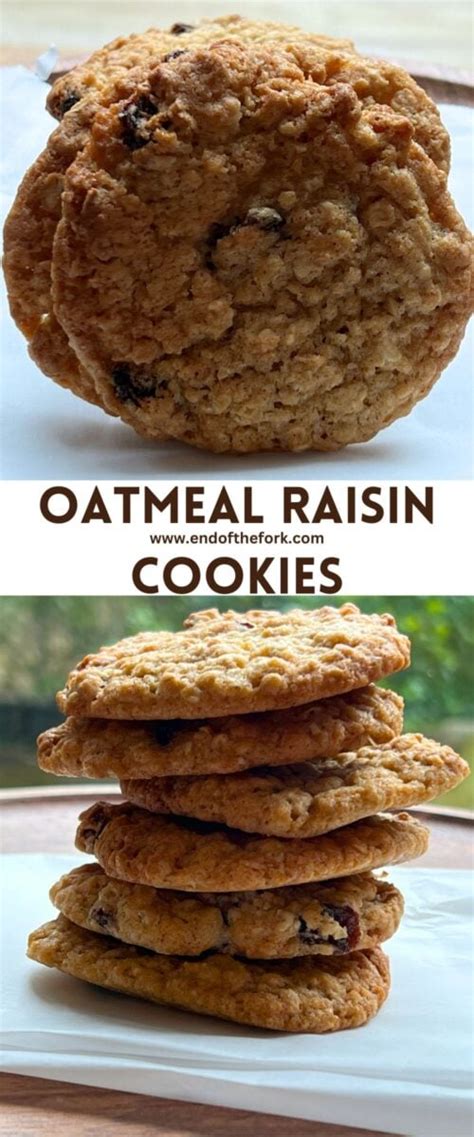 Oatmeal Raisin Cookies End Of The Fork