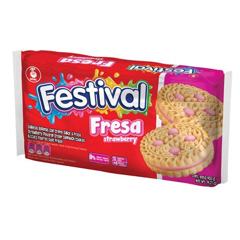 Festival Strawberry Flavored Cookies | GOYA Europa