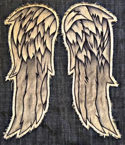 Daryl Dixon Angel Wings Only Season 7 Etsy