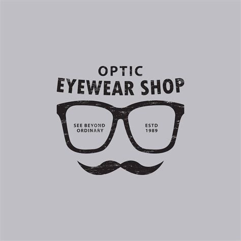 Premium Vector Optic Eyewear Shop Logo