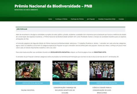 Fiocruz é Finalista No Prêmio Nacional Da Biodiversidade