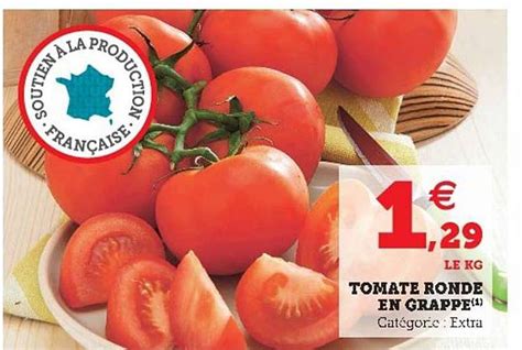 Promo Tomate Ronde En Grappe Chez Hyper U Icatalogue Fr