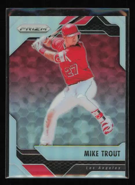 MIKE TROUT 2017 Panini Prizm 26 Prizm réfracteur Los Angeles Angels