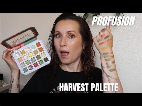 NEW PROFUSION Harvest Palette 10 Tutorial Swatches SO GOOD