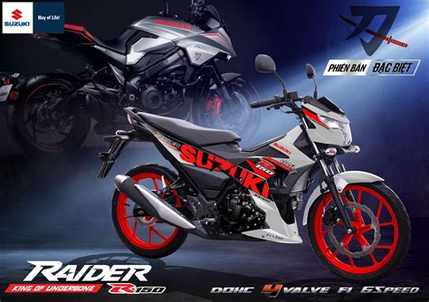 Suzuki Raider R150 2021 ra mắt với phiên bản Sport Special Edition