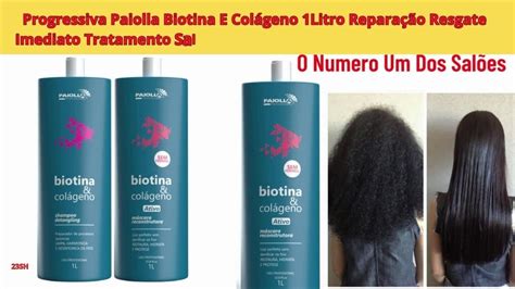 PAIOLLA PROFESSIONAL Paiolla Progressiva Biotina E Colágeno Sem