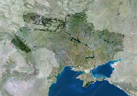 Satellite Images Map Of Ukraine