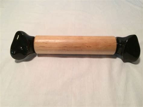Professional Rolling Pin with Black Handles