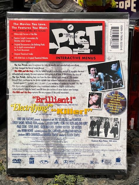 The Filth And The Fury DVD A Sex Pistols Film Julien Temple BRAND