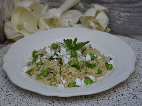 Taboul Aux Petits Pois Et La Feta Recette Par La P Tite Cuisine De