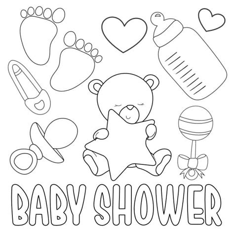 Dibujos Para Colorear De Baby Shower