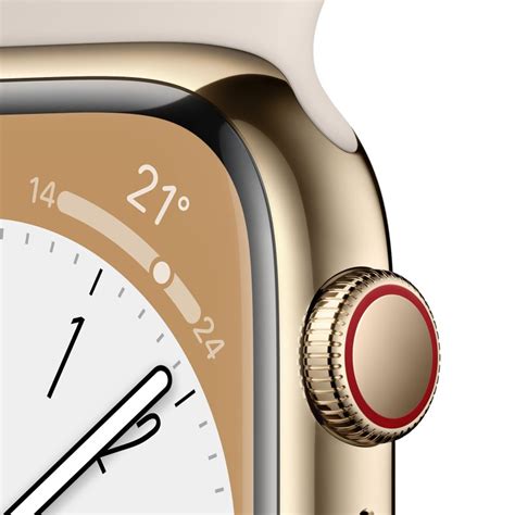 Apple Watch Series Gps Cellular Bo Tier En Acier Inoxydable Dor De