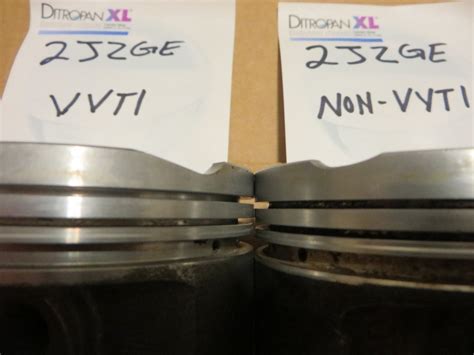 2JZGE VVTi Vs 2JZGE Non VVTi Piston Differences ClubLexus Lexus