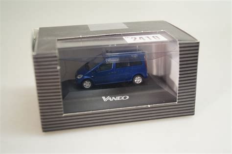 1 87 Herpa Dealer Edition B67871671 MB Vaneo Blau Met Neu