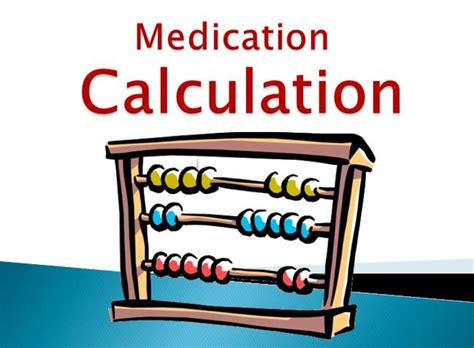 Medication Calculation Diagram Quizlet