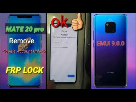 HUAWEI MATE 20 Pro LYA L29 S FRP Bypass Google Account YouTube