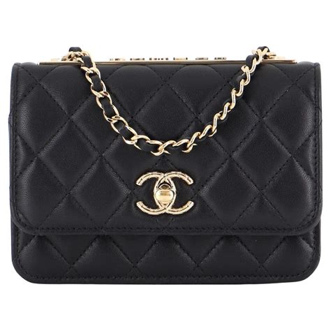 Chanel Trendy CC Wallet On Chain NM Quilted Lambskin For Sale At 1stDibs