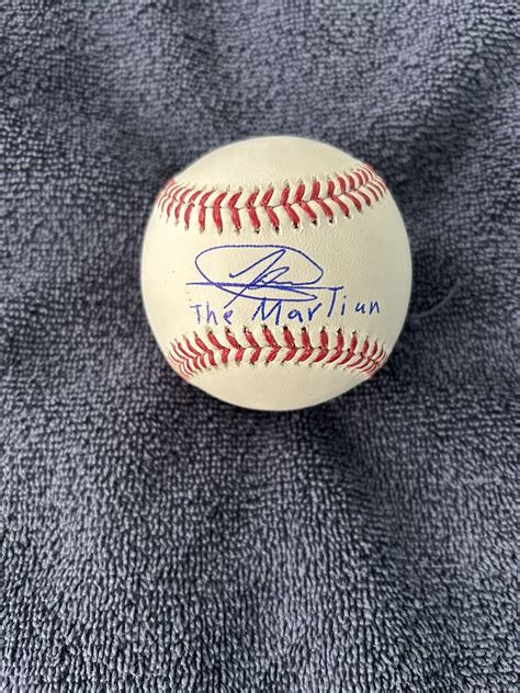 Jasson Dominguez Signed Autographed The Martian Oml Baseball Fanatics Yankees Ebay