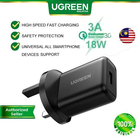 Ugreen Qc Usb Quick Charge Charger W Qualcomm Certified Usb Wall