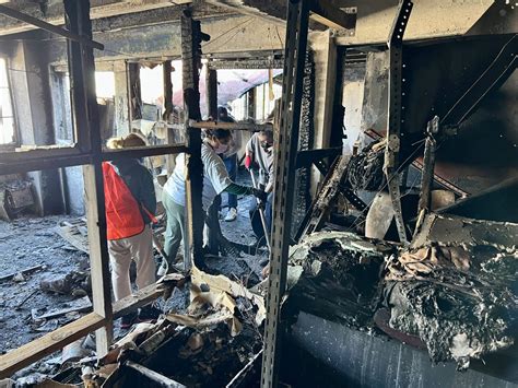 VIDEO Incendio Intencional Deja En Cenizas Escuela De Arte En Tijuana