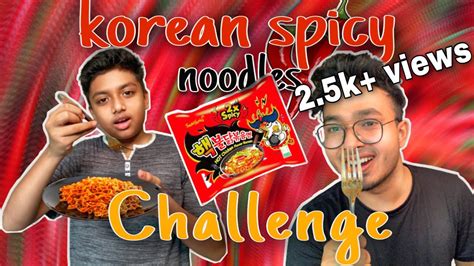 2x Spicy Samyang Fire Noodles Challenge Extremely Spicy Noodles