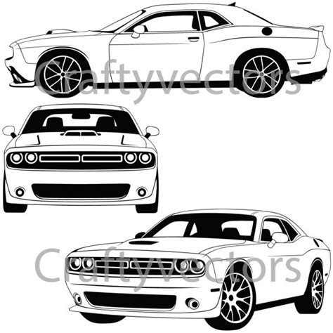 Dodge Challenger Logo Vector at Vectorified.com | Collection of Dodge Challenger Logo Vector ...