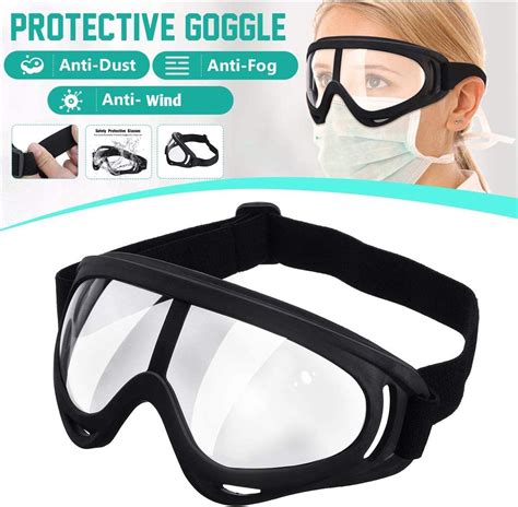 SGODDE Gafas De Seguridad Cubregafas Protectoras Lentes De Seguridad