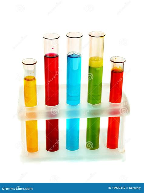 Test Tubes with Liquid Isolated Stock Photo - Image of healthcare, bottles: 16932442