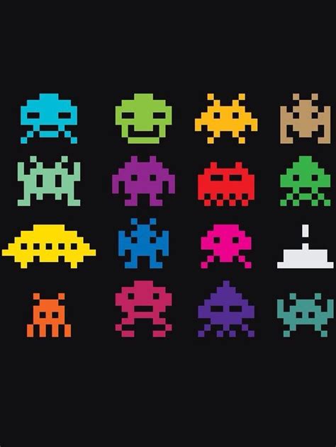 Space Invaders 8-bit by Florian Rodarte | Lego print, Nerd crafts ...