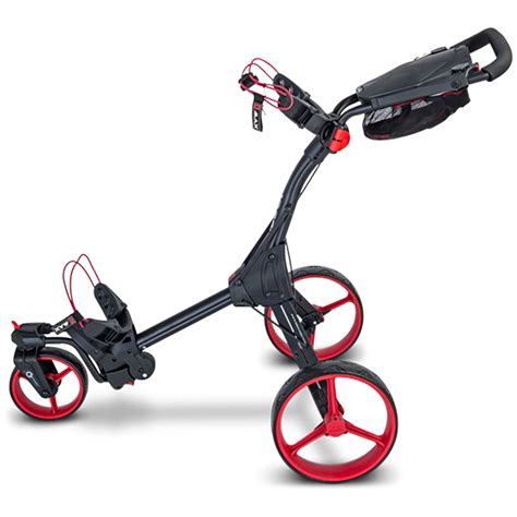 Big Max Iq 360 3 Wheel Push Trolley Blackred