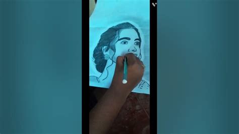 A Beautiful Girl Drawing ️ ️ Art By Vani 🥳🥳 Drawing Shorts Viral