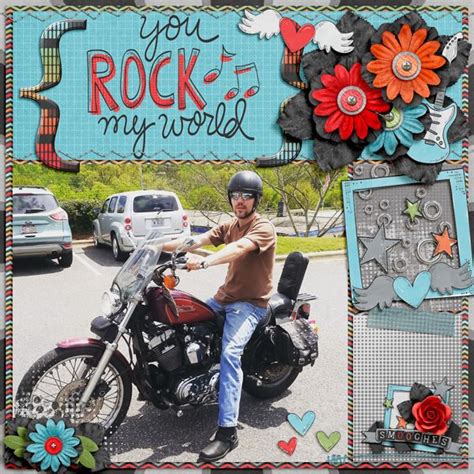 Layout Using Road Maps 3 Digital Scrapbook Templates By Down This