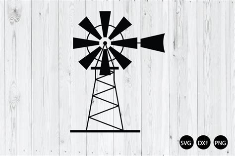 Windmill Svg Farmhouse Windmill Svg Farm Svg