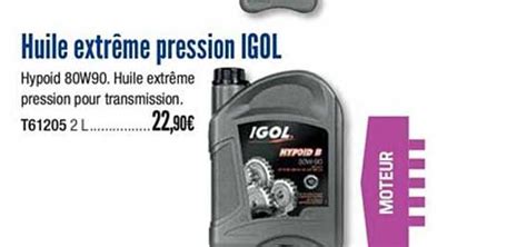 Promo Huile Extr Me Pression Igol Chez Accastillage Diffusion