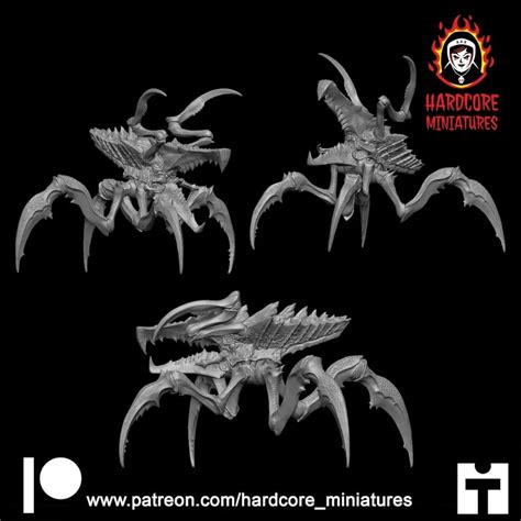 Arachnids Bugs Starship Troopers Hardcore Miniatures - Etsy