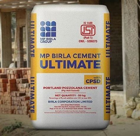 MP Birla Ultimate PPC Cement At Rs 360 Bag Birla Cement In Amravati