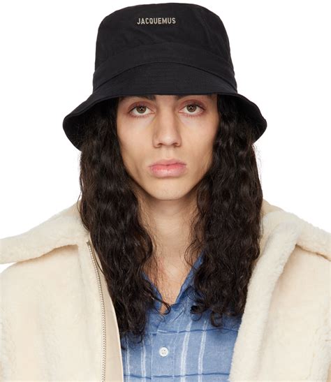 Jacquemus Black Le Bob Gadjo Bucket Hat Jacquemus