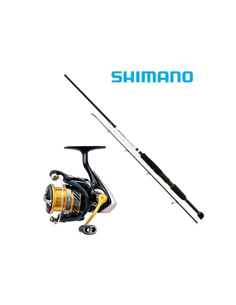 Combo Pesca Spinning Canna Shimano Mulinello Daiwa Pescaloccasione