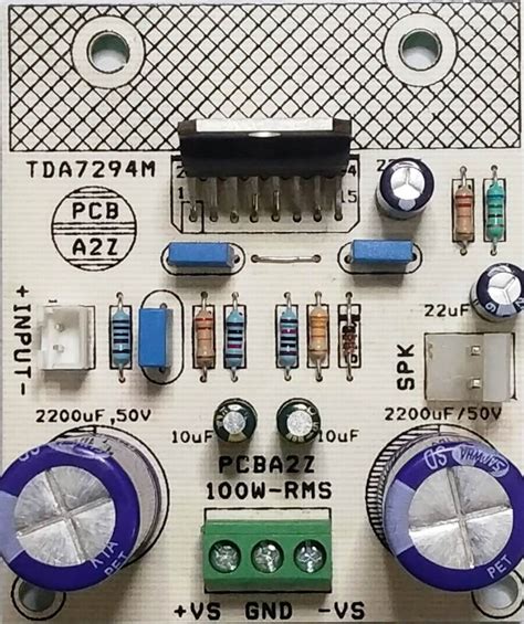 High Power W Mono Tda Amplifier Board Pcb Design School