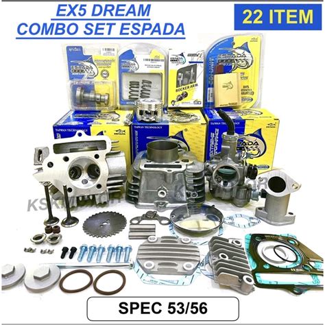 Ex5 Dream Combo Set ESPADA Spec53 56 Head Racing Block Racing