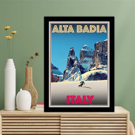 Retro Vintage Style Travel Poster Or Canvas Picture Alta Etsy UK