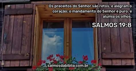 Salmo Os Preceitos Do Senhor S O Retos E Ale Salmos Da B Blia