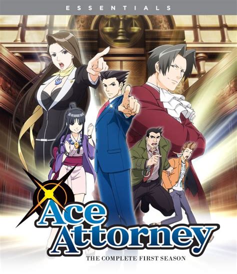 Best Buy Ace Attorney The Complete Season 1 Blu Ray 4 Discs